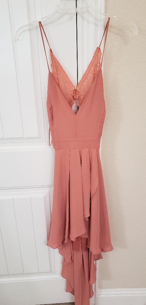 Lace back dress